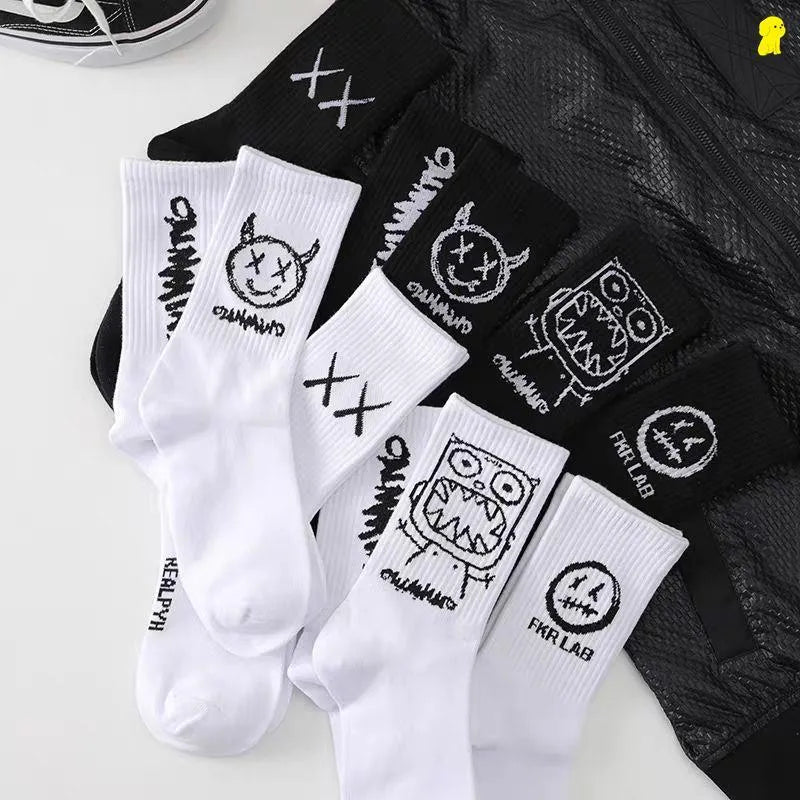 Unisex Printed Socks